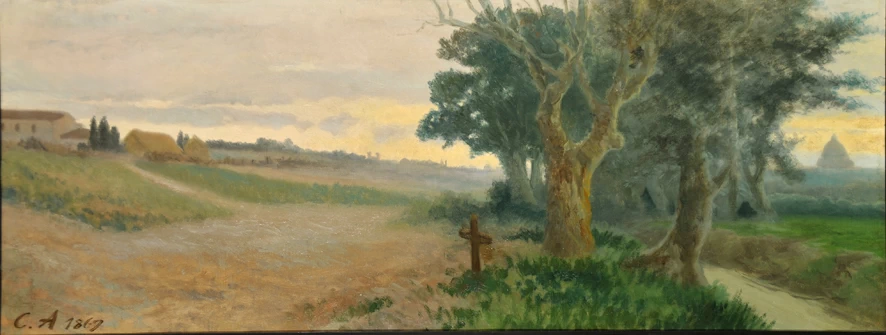 I monti Parioli dove caddero i fratelli Cairoli - Palazzo delle Belle Art, Roma